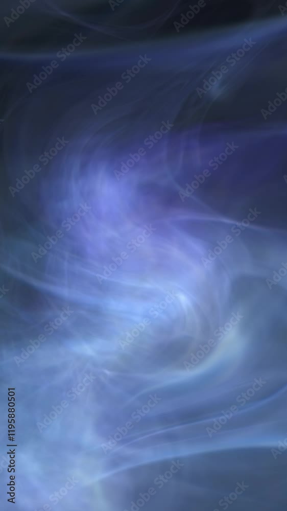 Wall mural ethereal fractal light animation loop