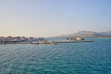 Fototapeta premium The view on the architecture on Elafonisos island
