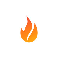 Stylized Flame Icon