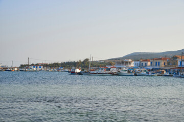 Fototapeta premium boats in the harbor