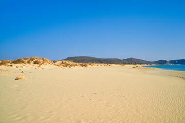 sand dunes and blue sky