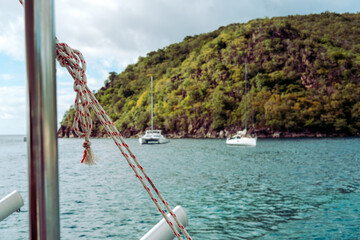 West Indies, caribbean sea from the boat