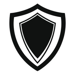 shield shape silhouette vector, protect shield security icons design, abstract emblem symbol illustration, 
black and white shield logo, modern safety guard graphic  
