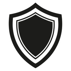 shield shape silhouette vector, protect shield security icons design, abstract emblem symbol illustration, 
black and white shield logo, modern safety guard graphic  