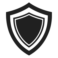 shield shape silhouette vector, protect shield security icons design, abstract emblem symbol illustration, 
black and white shield logo, modern safety guard graphic  