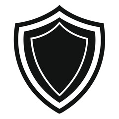 shield shape silhouette vector, protect shield security icons design, abstract emblem symbol illustration, 
black and white shield logo, modern safety guard graphic  