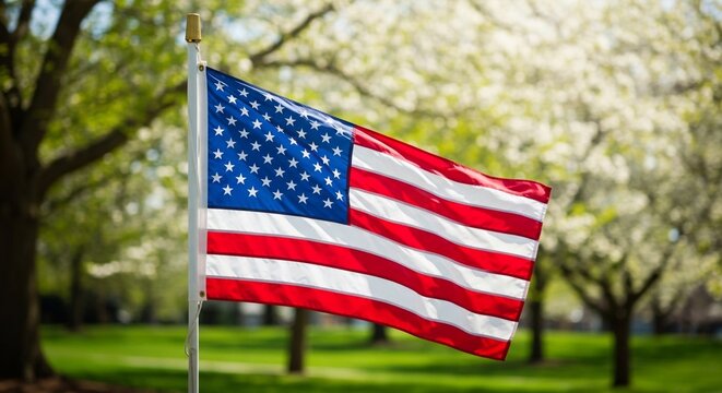 American flag for Memorial Day, 4th of July, Labour Day. Independence Day.
