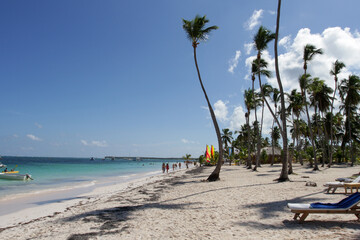 Cap Cana's beach front in the Dominican Republic.