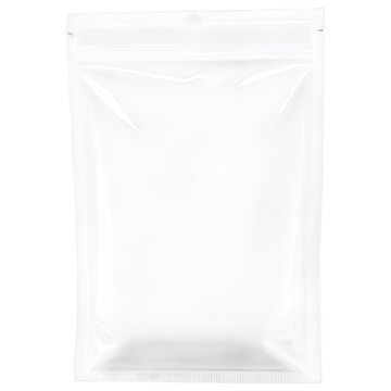 transparent Zip Lock Bag for Storage isolated on background

