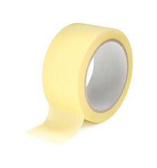 Roll of masking tape isolated on white
