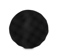 One orbital polisher pad isolated on white