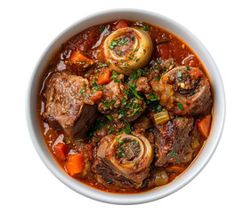 Osso buco isolated on transparent background