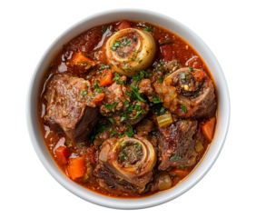 Osso buco isolated on transparent background