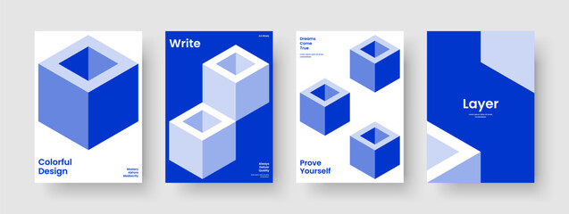 Fototapeta premium Isolated Brochure Template. Abstract Flyer Layout. Modern Poster Design. Background. Business Presentation. Banner. Report. Book Cover. Advertising. Pamphlet. Newsletter. Portfolio. Catalog