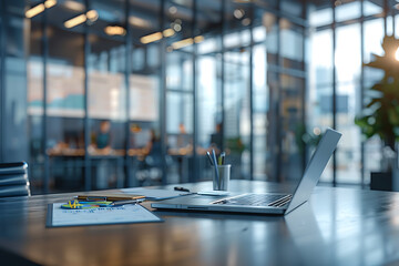 corporate collaboration, a red v-raptor xl camera captured professionals collaborating in a sleek vibrant office, highlighting a professional setting with blurred background