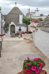 The Old town of Alberobello, Italy