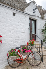 The Old town of Alberobello, Italy
