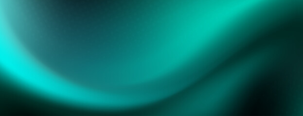 Abstract teal gradient background with a soft wave