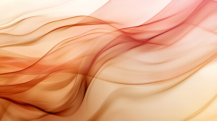 Abstract swirling orange and red smoky waves.