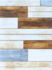 Obraz premium Rustic wood paneling wall texture background; ideal for home decor or design projects