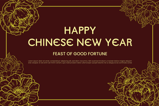 red background special chinese new year