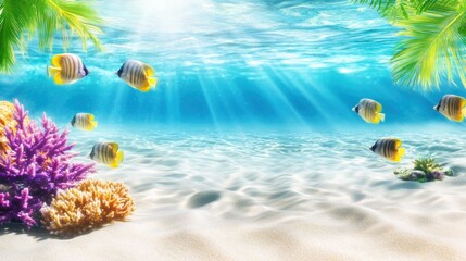 Fototapeta premium Tropical Underwater Paradise