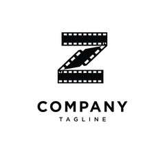 Letter Z Film Logo Icon Vector