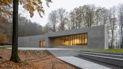 Facade Design: The external architecture of a building, carefully designed to balance aesthetic beauty with practical functionality, enhancing its overall impact.
