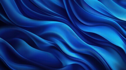 Obraz premium Abstract Blue Fabric Waves