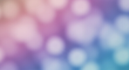 Abstract Pastel Bokeh Background - Soft Pink, Purple, and Blue Blurred Lights