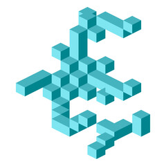 Obraz premium Cube Cascade