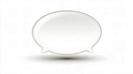 Wide Angle Centered Chat Bubble Transformation to Dialogue Message Text