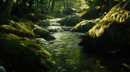 Tranquil Forest Stream