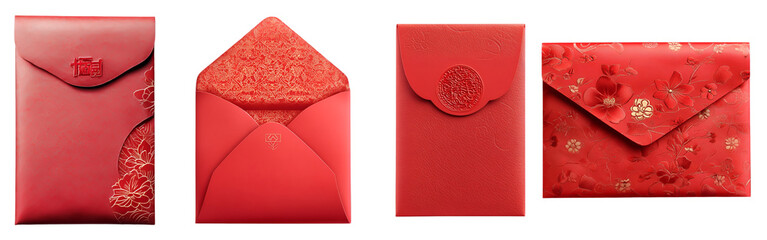 PNG Chinese Red Envelope Traditional Envelope