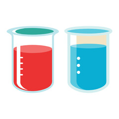 Beaker vector illustration design illustrator