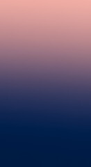 Obraz premium Blush Pink to Deep Navy Blue Gradient Background