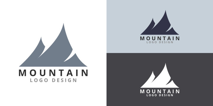 Mountain logo vector