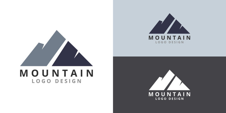 Mountain logo vector