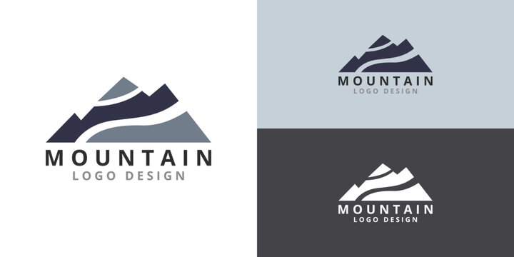 Mountain logo vector