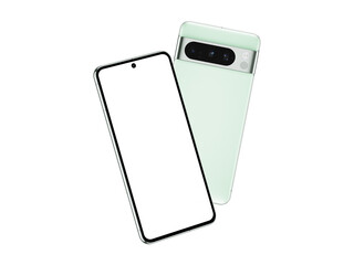 Pixel 8 Pro Mint back and front