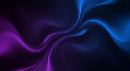 Fototapeta premium Abstract Purple and Blue Swirling Nebula Background