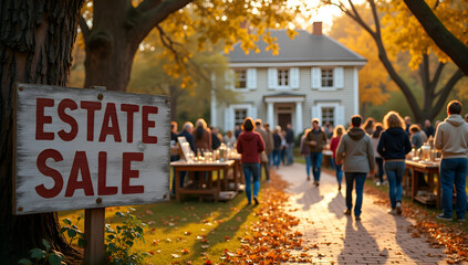 Warm Autumn Gathering at Estate Sale