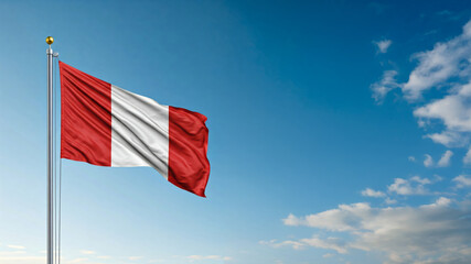 Fototapeta premium Flag of Perù