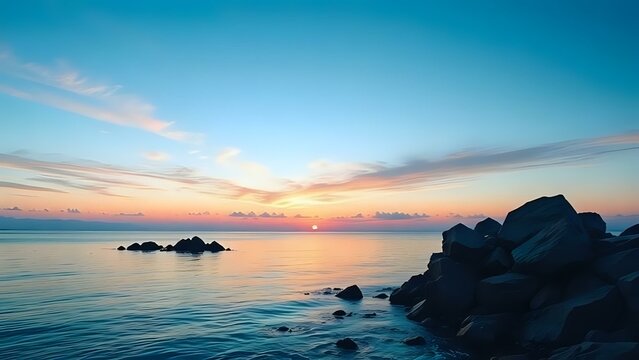 image de la mer au bord de la plage avec des vagues