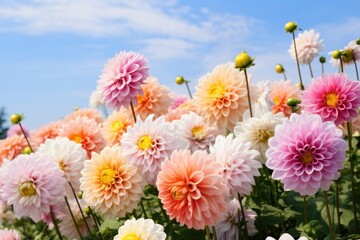 Flower nature dahlia outdoors.