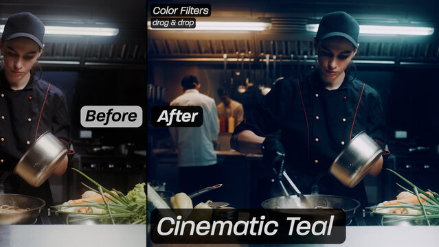Cinematic Teal Color Filters