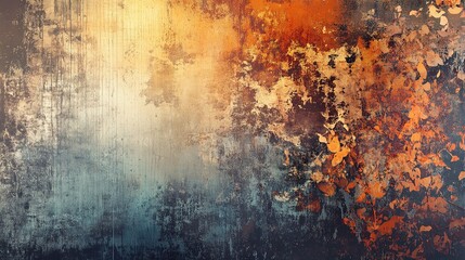 Abstract Concept of New Office Using Mixed Media Textures