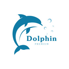 Vector Dolphin Logo Creative Design