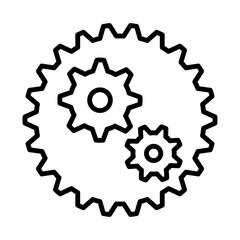 Gear icon design template