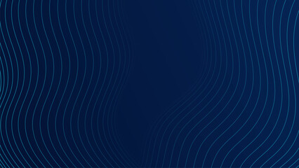 Abstract modern blue ligth gradient flowing wave lines. Futuristic technology concept.